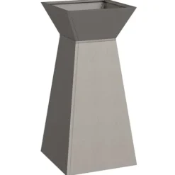 Pelarkrukor Silver 35 x 35 x 73 cm Väderbeständig stål