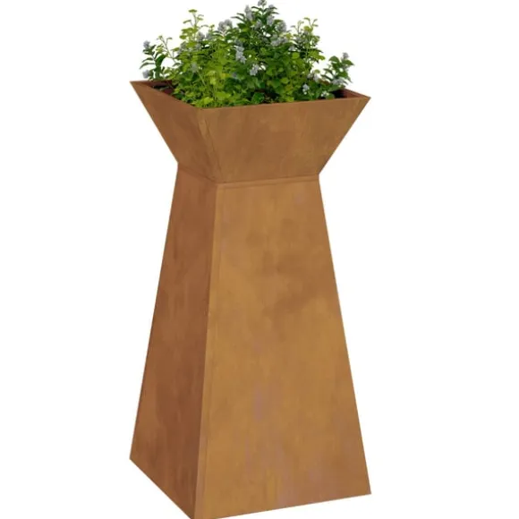 Pelarkrukor Silver 35 x 35 x 73 cm Väderbeständig stål