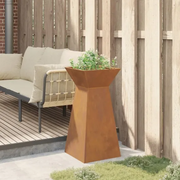 Pelarkrukor Silver 35 x 35 x 73 cm Väderbeständig stål