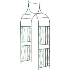 Pergola för klätterväxter mörkgrön