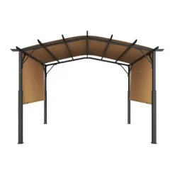 Pergola, 304,8x304,8x254 cm, Beige, Metall