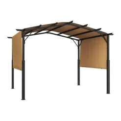 Pergola, 304,8x304,8x254 cm, Beige, Metall