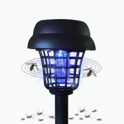 Pest Killer, Solar Mosquito Killer Lamp, LED-ljus för trädgårdsgräsmatta, utomhusbelysning, Mosquito Killer Trap - Myggdödare