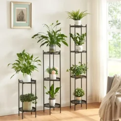 Piedestal Tuusula 94x25 cm metall [en.casa]