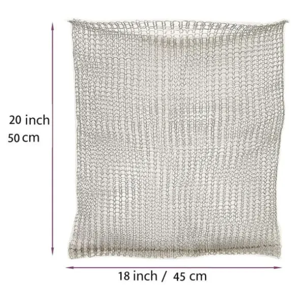 Plant Root Guard Gopher Proof Trådkorg Mullvad Sork Mesh Trådkorg Underground Rostfritt stål Trådnätspåse för växter Rotskydd 20x18 tum