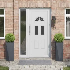 Planteringskärl 2 pcs Antracit 30 x 30 x 75 cm Stål