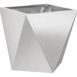 Planteringskärl Silver 40 x 40 x 40 cm Rostfritt stål