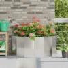 Planteringskärl Silver 120 x 60 x 50 cm Rostfritt stål