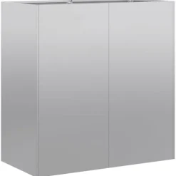 Planteringskärl 80x40x80 cm galvaniserat stål