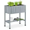 Planteringslåda, upphöjd i trä, 80,5x74x38 cm
