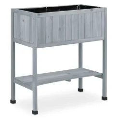 Planteringslåda, upphöjd i trä, 80,5x74x38 cm