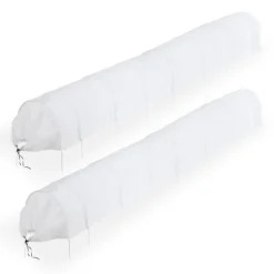 Planthustunnel Set, 500x53x50 cm, Vit