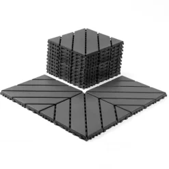 Plastdeckplattor, 44 st, 12