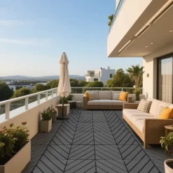 Plastdeckplattor, 44 st, 12