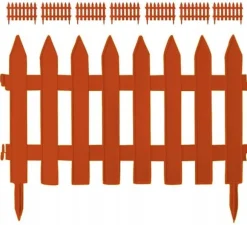 Plastgrästaket 3,2 m terrakotta