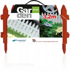 Plastgrästaket 3,2 m terrakotta