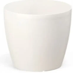 Plastkruka vit 15,5 cm Magnolia