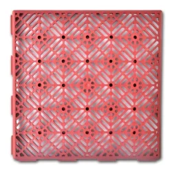 Plastträdgårdsstaket i stenutseende 10 meter (41 stycken)