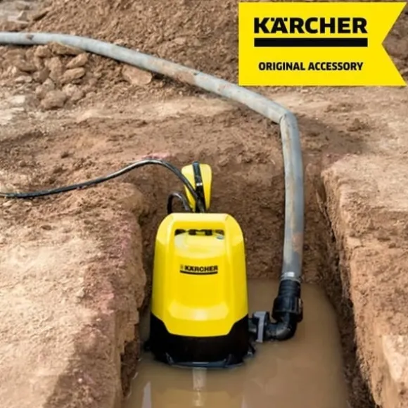 Platt textilslangsats - KARCHER - 10 mx Ø 1''1/4 (32 mm) - Praktisk - Högt flöde