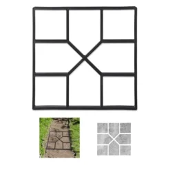 Plattformsform, 4x40x40 cm, Svart