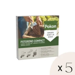Pokon krukjord Kompakt - Kokosjord - Inomhus och utomhus - 50 liter