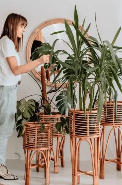 POLLIE M KARAMELL BLOMMSÄNG