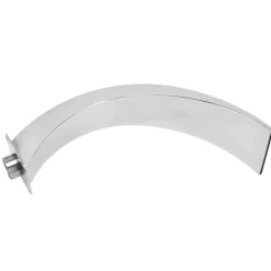 Pool Waterfall Fountain G1 Invändig gänga 304 Rostfritt stål Rund Böjd Design Utomhuspool Fontän för Lekplats