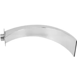 Pool Waterfall Fountain G1 Invändig gänga 304 Rostfritt stål Rund Böjd Design Utomhuspool Fontän för Lekplats