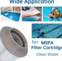 Poolfilter för MSPA uppblåsbara pooler FD2089 4-pack