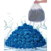 Poolfilterkulor, För Sandfilterpumpspool, 4 Lbs Återanvändbar Blå, Hög filtreringseffektivitet