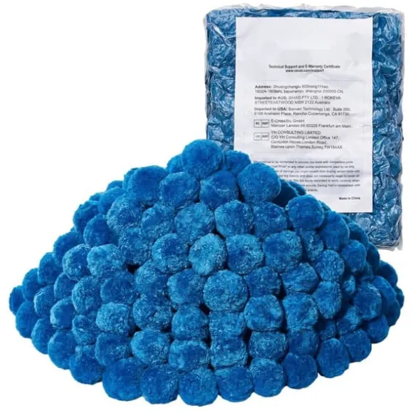 Poolfilterkulor, För Sandfilterpumpspool, 4 Lbs Återanvändbar Blå, Hög filtreringseffektivitet