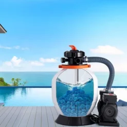 Poolfilterkulor, För Sandfilterpumpspool, 4 Lbs Återanvändbar Blå, Hög filtreringseffektivitet