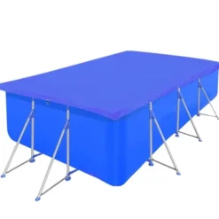 Poolöverdrag PE rektangulärt 90 g/m² 540 x 270 cm - Poolskydd