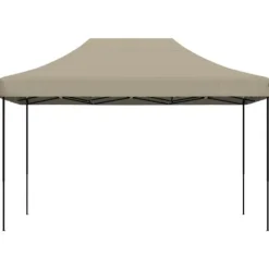 Pop-Up hopfällbart partytält 410x279x315 cm taupe
