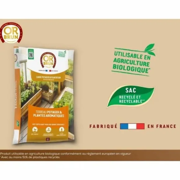 Potting compost OR BRUN 6 L