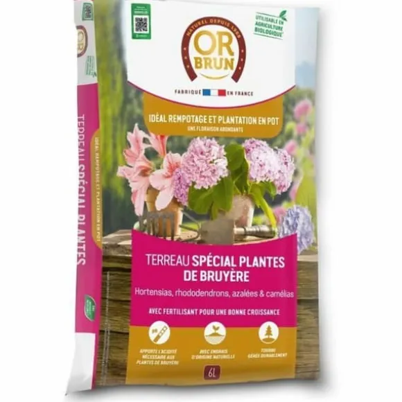 Potting compost OR BRUN 6 L