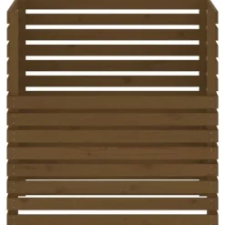 Praktisk kompostlåda i massiv furu | Färg: Honungsbrun | Storlek: 100x100x102 cm