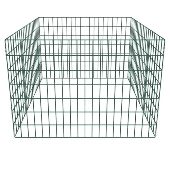 Praktiskt pulverlackerat kompostgaller - Samla organiskt avfall | Storlek: 100x100x70 cm