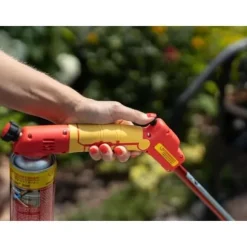 Premium Grön Ogräsbrännare Bred Pip - ROTHENBERGER - 990°C - Ø40 mm - Röd och Gul