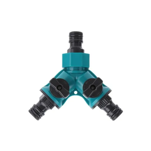 Premium Slang Y-koppling - 2-vägs Kranadapter Ventilanslutning