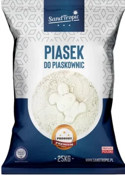 Premium Vit Dekorativ Lek Sand för Trädgårdsprojekt - 25kg