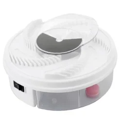 Pretty Automatic Catcher USB Avtagbar elektrisk insektsfälla Rund Tvättbar fälla Vit