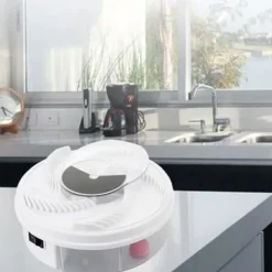 Pretty Automatic Catcher USB Avtagbar elektrisk insektsfälla Rund Tvättbar fälla Vit