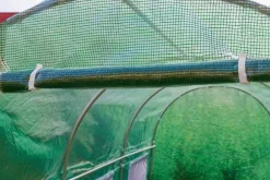 Professionell 450x200x200cm Växthus Tunnel för Hängivna Odlare - Hållbar Galvaniserad Stålram, UV-Resistent Täckning, Enkel Montering