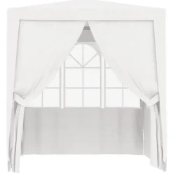 Professionellt partytält med väggar 2,5x2,5 m vit 90 g/m² - Partytält - Festtält - Home & Living