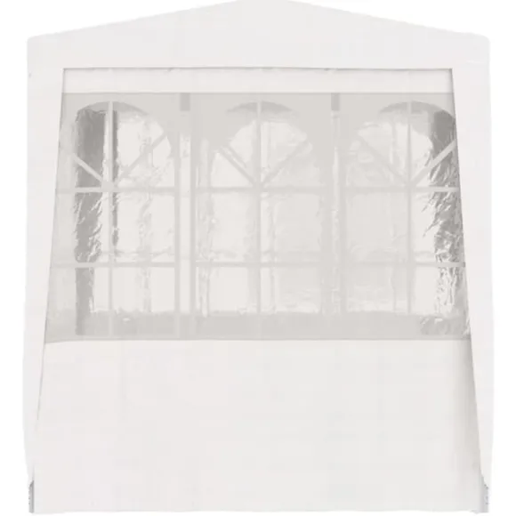 Professionellt partytält med väggar 2,5x2,5 m vit 90 g/m² - Partytält - Festtält - Home & Living