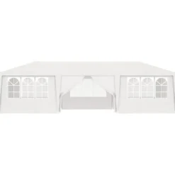 Professionellt partytält med väggar 4x9 m vit 90 g/m² - Partytält - Festtält - Home & Living