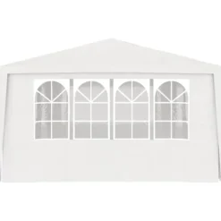 Professionellt partytält med väggar 4x6 m vit 90 g/m² - Partytält - Festtält - Home & Living