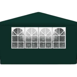 Professionellt partytält med väggar 4x6 m - UV- och vattenbeständigt | Färg: Grön | Storlek: 4x6 m