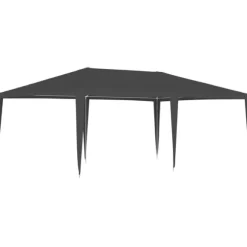 Professionellt partytält 4x6 m antracit 90 g/m²